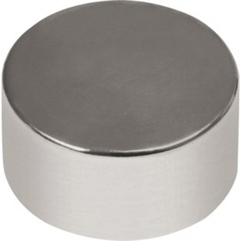 Mag-Mate 1/2 Diam x 1/4 High Neodymium Rare Earth Magnet 10.88 Lb Max Capacity, 180F Max, Nickel Plated NE5025NP42 – 39158654