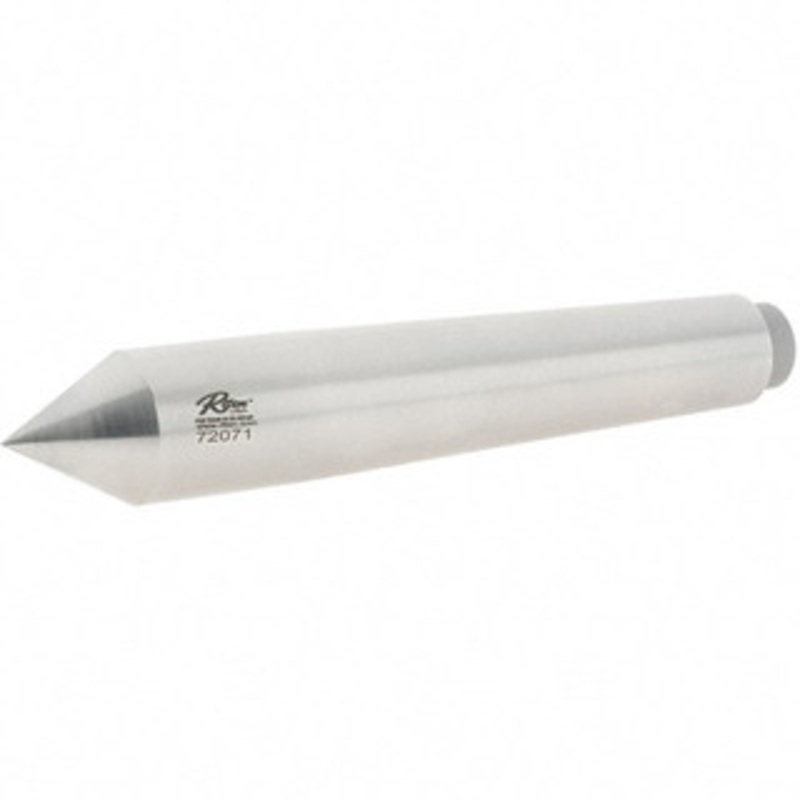 Riten 7/8 Head Diam, Hardened Tool Steel Standard Point Solid Dead Center Jarno 7 Taper, 7/8 Point Diam, 1-3/16 Point Length, 5-1/4 OAL 72071 – 71766570