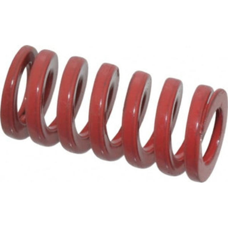 Danly 5/8 Hole Diam, 11/32 Rod Diam, 1-1/4 Free Length, Red Die Spring 34.8 Lb Max Deflection, 0.38 Max Deflection, Heavy Duty, Chromium Vanadium Steel 9-1005-26 – 76014422