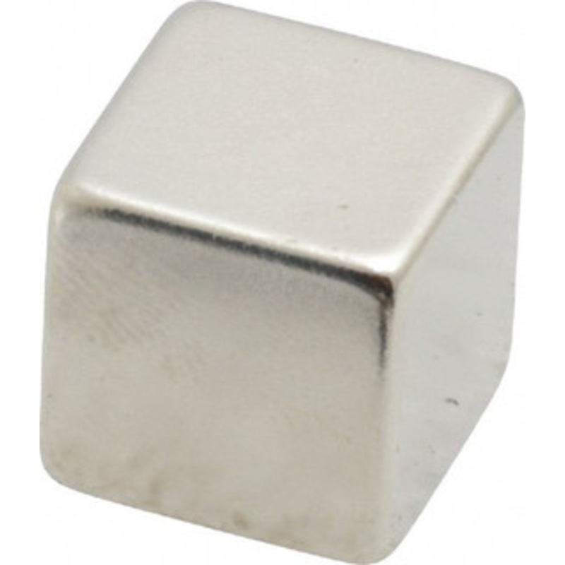 Eclipse Magnetics 4.4 Lb Max Holding Capacity Neodymium Rare Earth Block Magnet 1/2 Long x 1/2 Wide x 1/2 High, 248F Max Operating Temp N151/MSC – 00232389