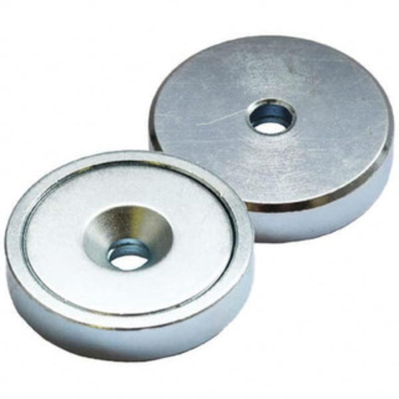 Eclipse Magnetics Rare Earth Pot Magnets, Rare Earth Metal Type: Neodymium Rare Earth, Diameter (Inch): 1, Height (Inch): 1, Average Pull Force (Lb.): 35.3 E1002/NEO – 95026761