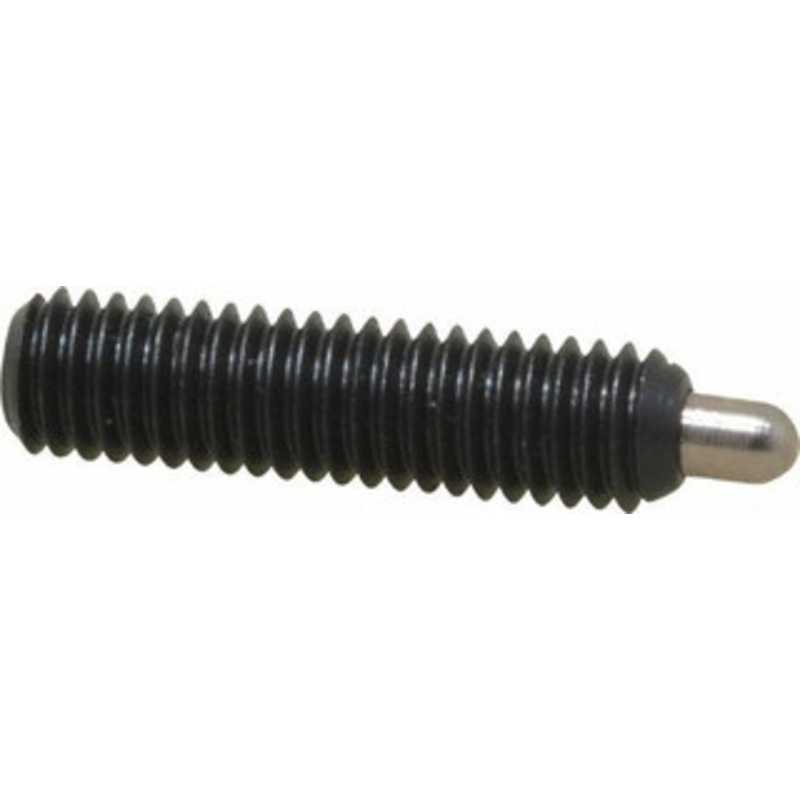 Gibraltar 10-32, 3/4 Thread Length, 1/8 Plunger Projection, Steel Threaded Spring Plunger 0.092 Max Plunger Diam, 3/4 Plunger Length, 1.3 Lb Init End Force, 2.7 Lb Final End Force, 1/16 Hex 57011XG – 02469997