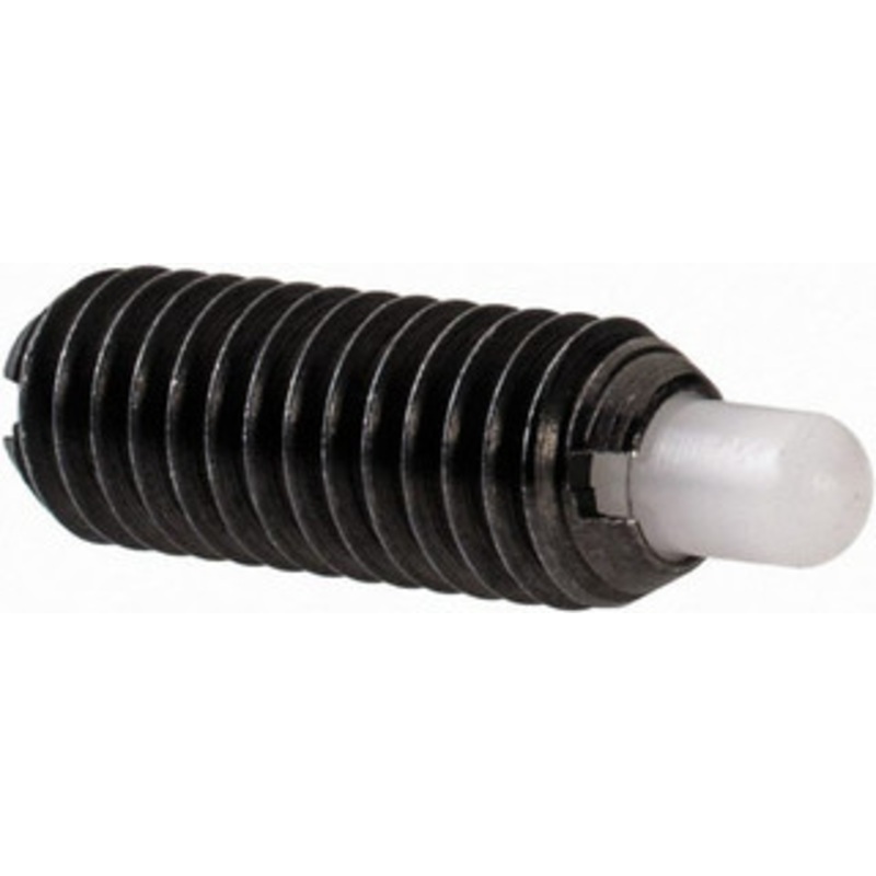 Gibraltar M6 x 1.0, 16mm Thread Length, 4mm Plunger Projection, Steel Threaded Spring Plunger 3.02mm Max Plunger Diam, 0.14 Kg Init End Force, 1.59 Kg Final End Force MSWN10-4FSL-PTG – 03313558