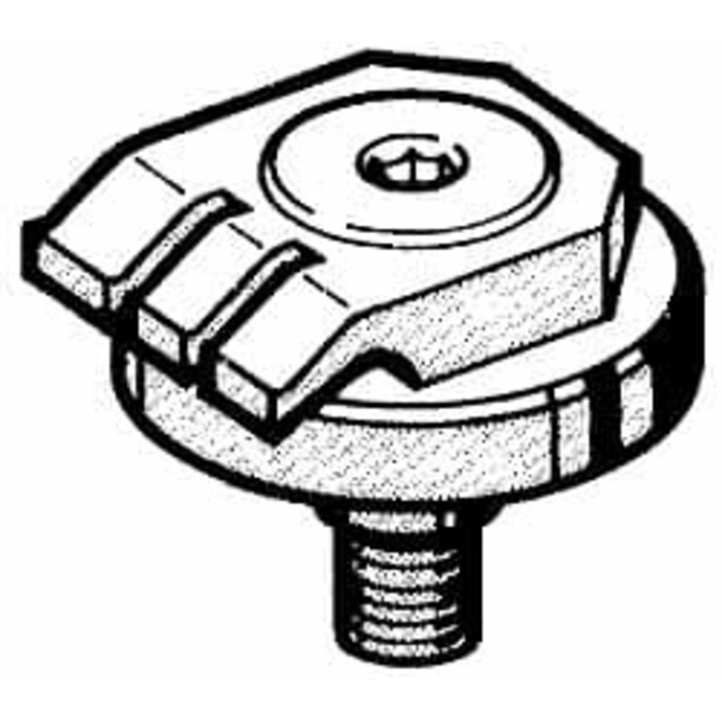 Mitee-Bite 7-1/2mm Clamping Height, 880 Lb Clamping Pressure, Raised Height Swivel Stop Positioning Stop 7-1/2mm Jaw Height, Spring Steel, Series Mitee-Bite Kopal Mini Clamps 25130 – 06452072