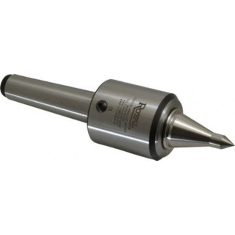 Royal MT4 Taper Shank, 2.45 Head Diam 1,905 Lb Capacity Live Center 12,000 Max RPM, 2.78 Head Length, 1-1/4 Point Diam, 2.35 Point Len, 525 Lb Max Workpc, 9-5/8 OAL, 1/2 Tip Diam, Long Point 10684 – 00102749