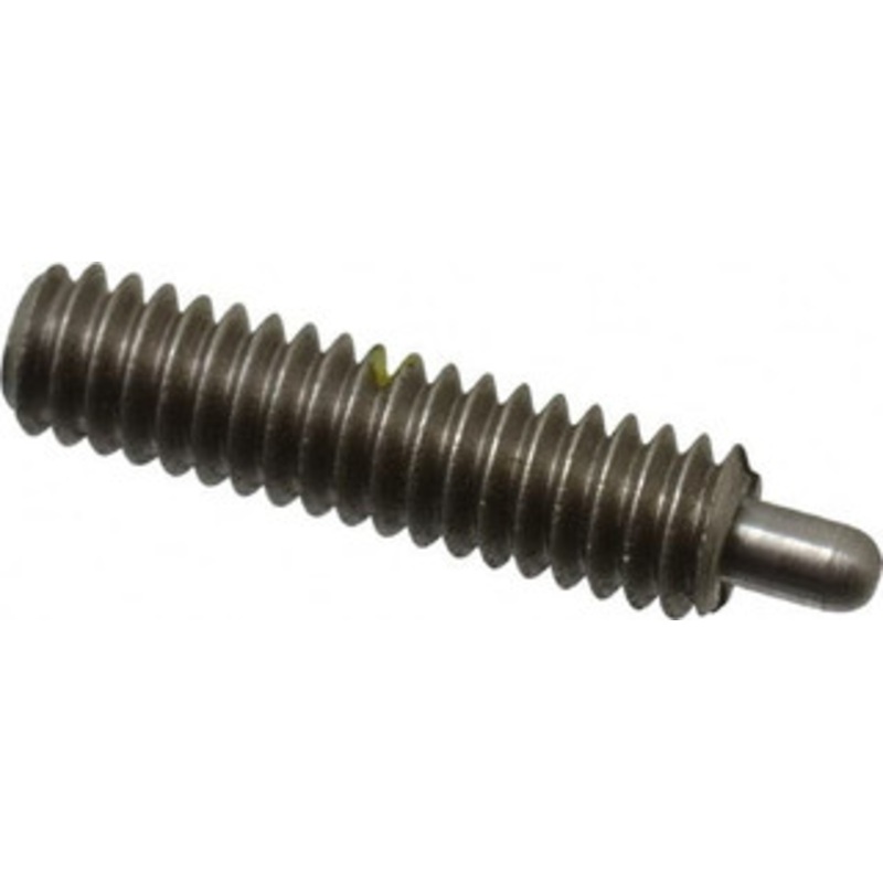 Gibraltar 1/4-20, 1 Thread Length, 3/16 Plunger Projection, Stainless Steel Threaded Spring Plunger 0.118 Max Plunger Diam, 1 Plunger Length, 3 Lb Init End Force, 13 Lb Final End Force, 0.0781 Hex SSW10-4-PT-G – 06694848