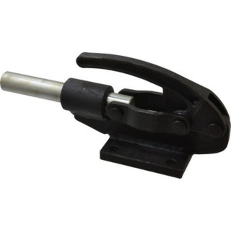 Gibraltar 16,000 Lb Load Capacity, Flanged Base, Carbon Steel, Standard Straight Line Action Clamp 4 Mounting Holes, 0.41 Mounting Hole Diam, 0.99 Plunger Diam, Straight Handle GIB-PP-650 – 75135087