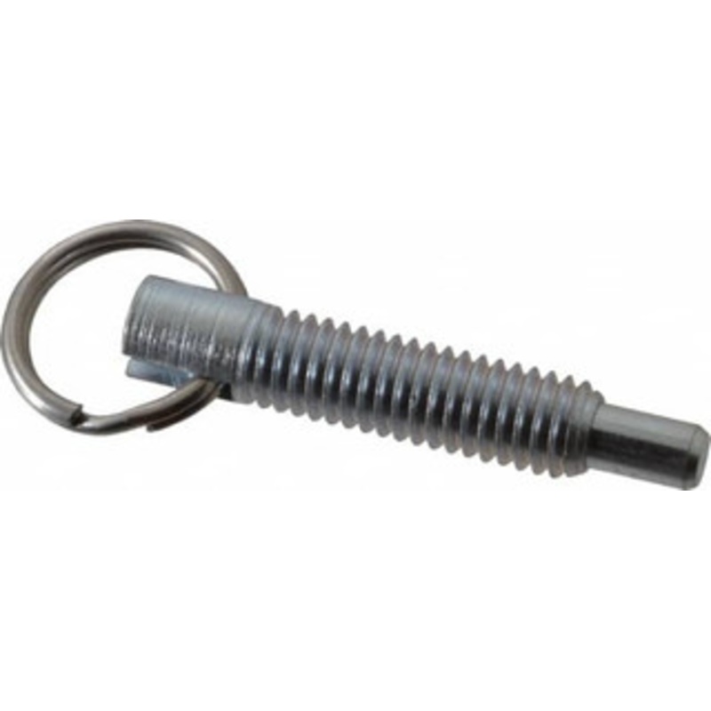 Gibraltar 3/8-16, 1.2 Thread Length, 0.233 Plunger Diam, 3/8 Plunger Projection, 2 Lb Init to 4 Lb Final End Force, Steel Locking Pull Ring Plunger 1.2 Len Under Head, 1.68 Body Len, 0.98 Ring Diam, 1.68 Plunger Len STPR38-G – 64499866