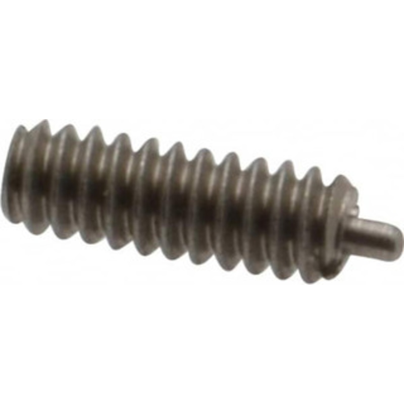 Gibraltar 6-32, 3/8 Thread Length, 1/16 Plunger Projection, Stainless Steel Threaded Spring Plunger 0.045 Max Plunger Diam, 3/8 Plunger Length, 1 Lb Init End Force, 1.6 Lb Final End Force, 0.035 Hex SSW10-1X-G – 06694657