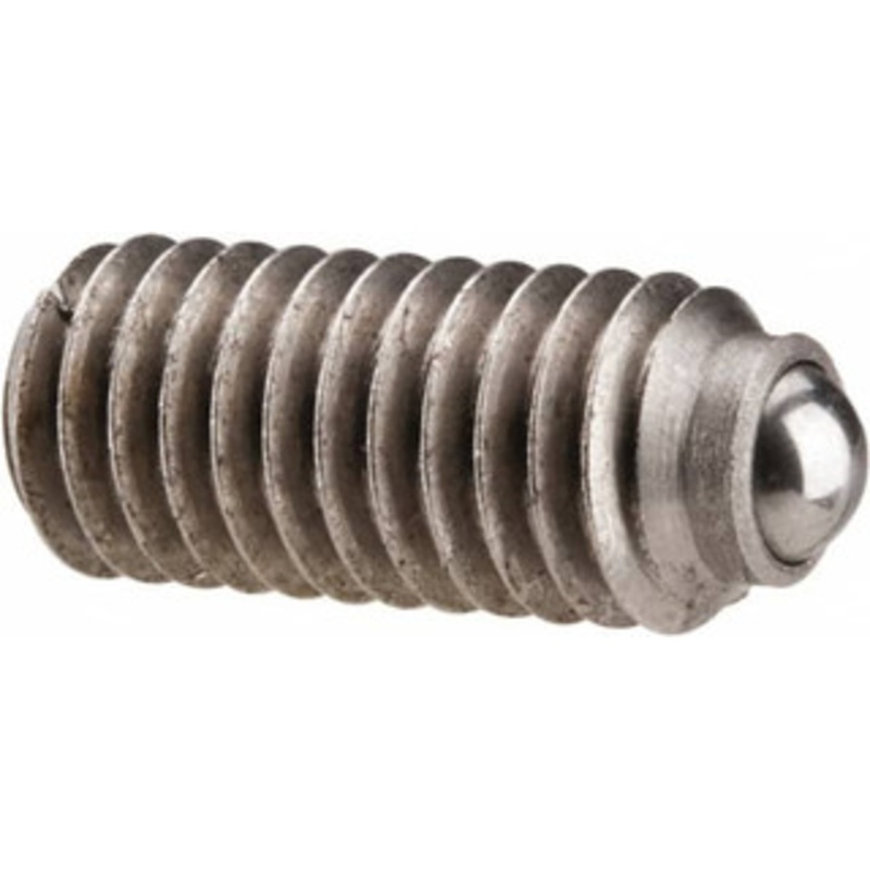Gibraltar M6x1.0, 3.5mm Ball Diam, 14mm Body Length, 1mm Max Ball Reach, Threaded Ball Plunger Stainless Steel Body, Stainless Steel Ball, 2.02 Lb Initial End Force, 2.92 Lb Final End Force MSSW10-4B-G – 06693766
