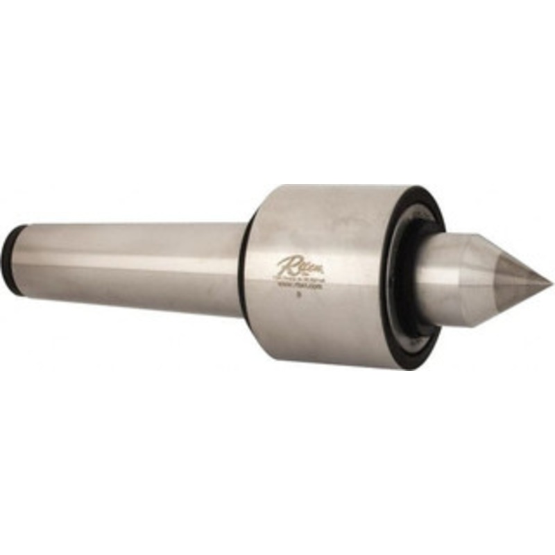 Riten MT5 Taper Shank, 3-1/16 Head Diam Carbide Tipped Live Center 5,000 Max RPM, 2-25/32 Head Length, 1-3/8 Point Diam, 2-3/8 Point Len, 1,000 Lb Max Workpc, 1 Tip Diam, Standard Point 14695 – 35527332