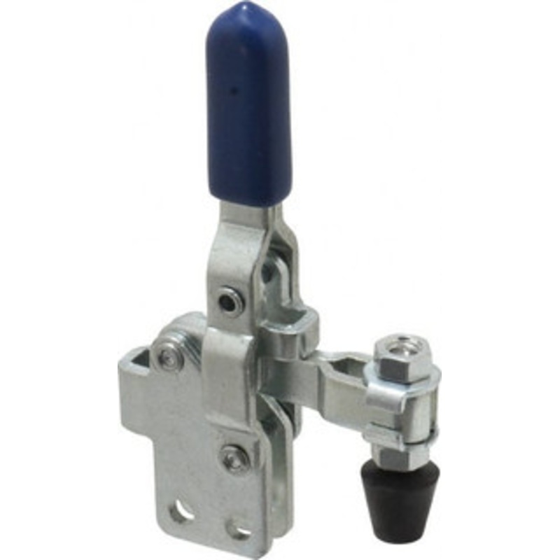 Gibraltar 200 Lb Holding Capacity, Vertical Handle, Manual Hold Down Toggle Clamp 64 Handle Movement, 104 Bar Opening, U-Bar, Straight Base, Carbon Steel GIB-U-110-9 – 77864445