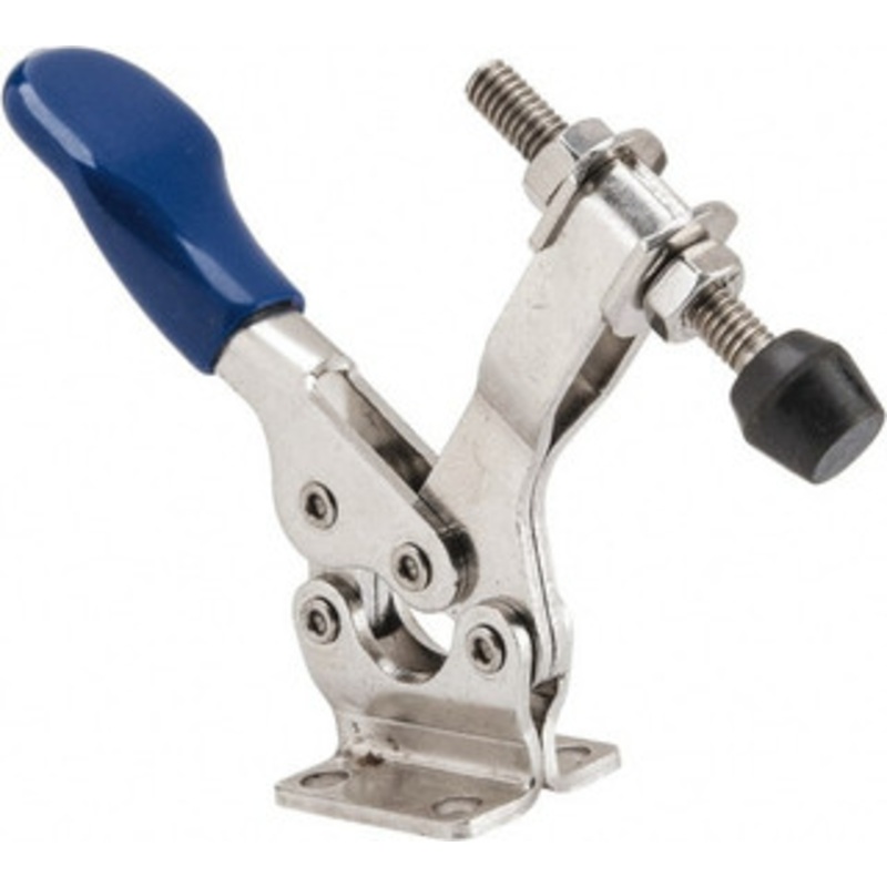 Gibraltar 600 Lb Holding Capacity, Horizontal Handle, Manual Hold Down Toggle Clamp 70 Handle Movement, 92 Bar Opening, U-Bar, Flanged Base, Electro-Plated Zinc, Stainless Steel GIB-D-225USS – 73952707