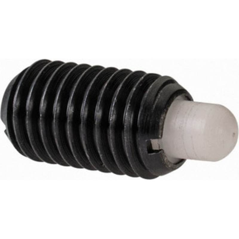 Gibraltar M12 x 1.75, 20.5mm Thread Length, 6.5mm Plunger Projection, Steel Threaded Spring Plunger 6.3mm Max Plunger Diam, 1.13 Kg Init End Force, 6.8 Kg Final End Force MSWN10-8FS-PT-G – 03313517