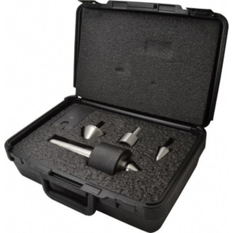Riten 4 Point, 550 Lb Max Workpiece, Bull Nose, Female, Standard & Tracer Points, Hardened Tool Steel, Live Center & Point Set 4MT Taper, Interchangeable 49504 – 40016859
