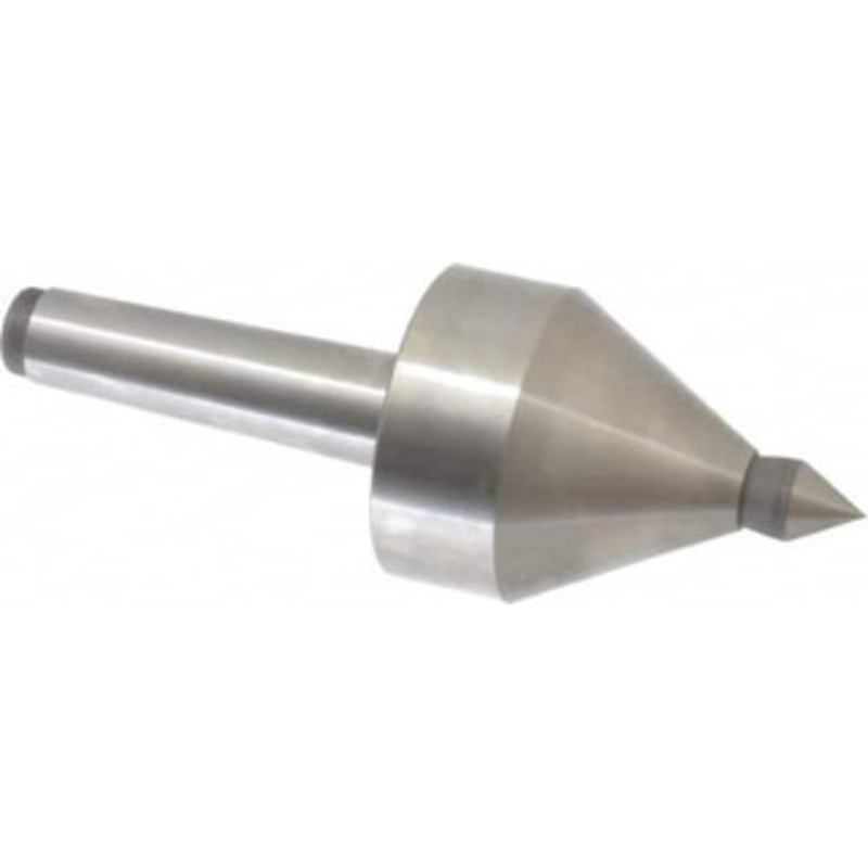 Royal MT3 Taper Shank, 2-1/2 Head Diam 5,000 & 5,685 Lb Capacity Live Center 4,000 Max RPM, 2.6 Head Length, 5/8 Point Diam, 15/16 Point Len, 685 Lb Max Workpc, 6-15/16 OAL, 5/8 Tip Diam, Long Point 10833 – 01028364