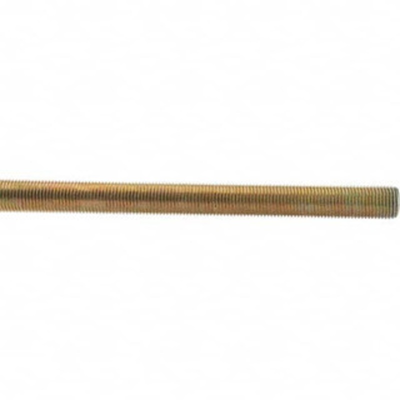 Value Collection 1/2-20 x 3 ft. Low Carbon Steel Threaded Rod Yellow Zinc Plated Finish, UNF 36919 – 52681277