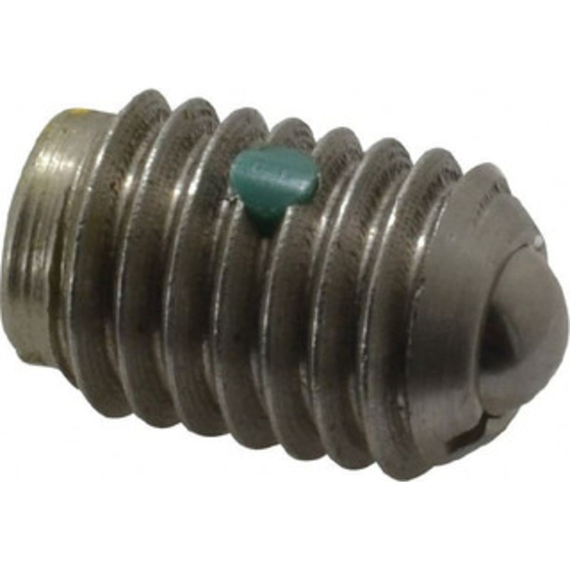Gibraltar 1/2-13, 0.281 Ball Diam, 3/4 Body Length, 0.072 Max Ball Reach, Threaded Ball Plunger Stainless Steel Body, Stainless Steel Ball, 6 Lb Initial End Force, 30 Lb Final End Force, Locking Element 10115-G – 85508281