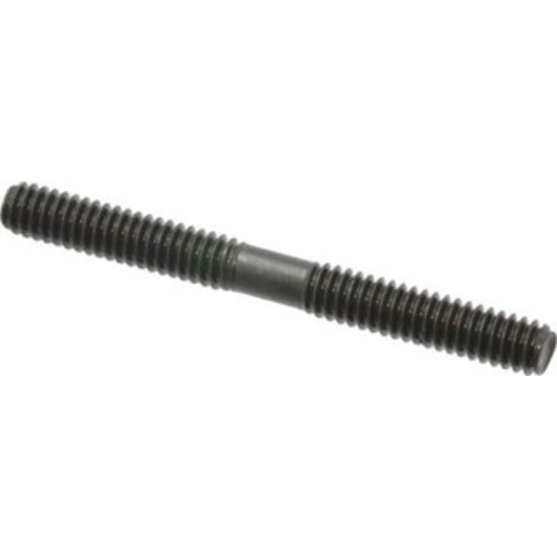 Gibraltar 1/4-20 2-1/2 OAL Equal Double Threaded Stud Alloy Steel, Black Oxide Finish, 1 Equal Thread Length 40303G – 74366071