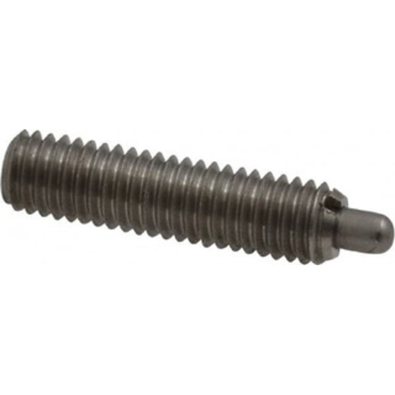 Gibraltar 10-32, 3/4 Thread Length, 1/8 Plunger Projection, Stainless Steel Threaded Spring Plunger 0.092 Max Plunger Diam, 3/4 Plunger Length, 1.3 Lb Init End Force, 2.7 Lb Final End Force SSW10-3A-G – 06694764