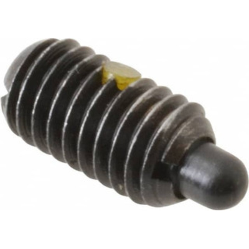 Gibraltar 3/8-16, 11/16 Thread Length, 3/16 Plunger Projection, Steel Threaded Spring Plunger 0.186 Max Plunger Diam, 1.5 Lb Init End Force, 7.5 Lb Final End Force SW10-6AFS-G – 05588413