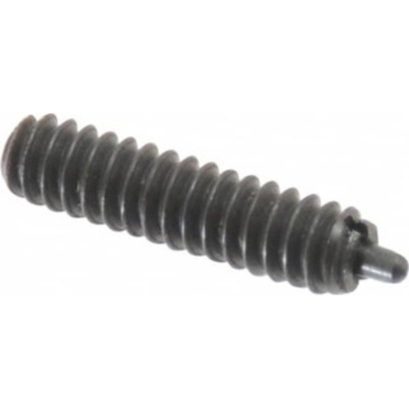 Gibraltar 6-32, 17/32 Thread Length, 1/16 Plunger Projection, Steel Threaded Spring Plunger 0.045 Max Plunger Diam, 17/32 Plunger Length, 0.5 Lb Init End Force, 1.5 Lb Final End Force SW10-1A-G – 75468314