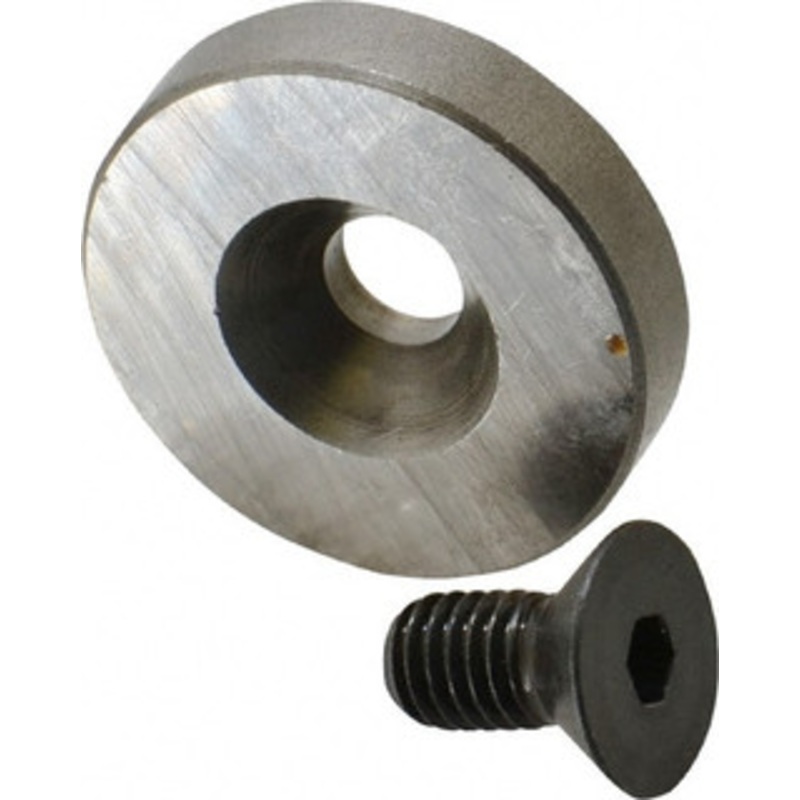 Jergens 3/8-16 Thread, 1-5/8 OD, 3/8 High, Flat Foot Low Carbon Steel, Case Hardened, 75-77 R30N Heat Treatment 19306 – 82408261