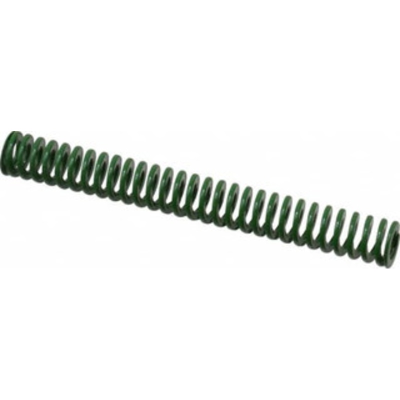 Danly 3/8 Hole Diam, 3/16 Rod Diam, 3 Free Length, Green Die Spring 2.13 Lb Max Deflection, 1.2 Max Deflection, Light Duty, Chromium Vanadium Steel 9-0612-11 – 76010073