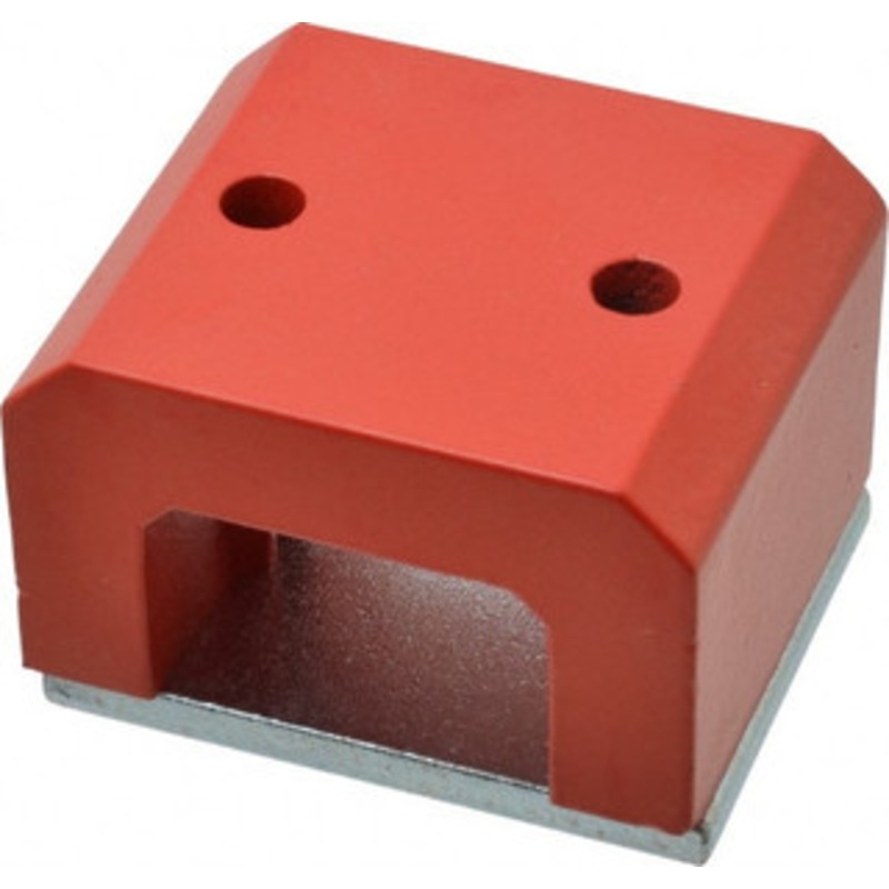 Eclipse Magnetics 2 Hole, 0.311 Hole Diam, 2-1/4 Overall Width, 2-3/4 Deep, 1-5/8 High, 80 Lb Average Pull Force, Alnico Power Magnets 17.95mm Pole Width, 550C Max Operating Temp, Grade 5 Alnico 815/MSC – 06570105