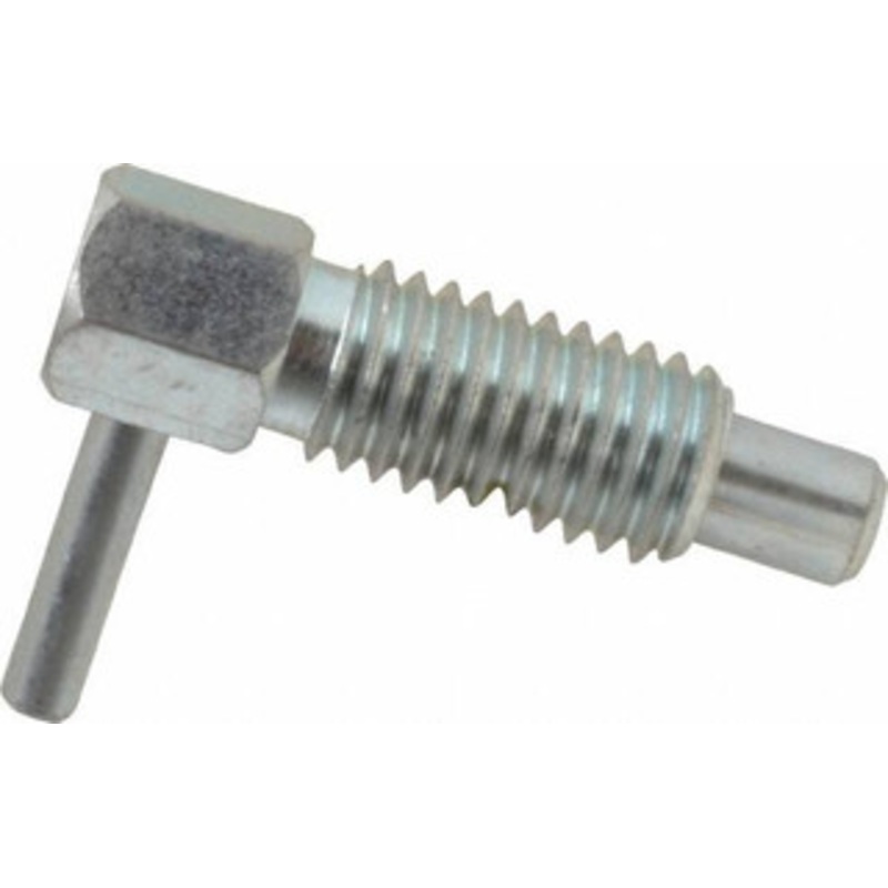 Gibraltar 1/2-13, 0.85 Thread Length, 0.31 Plunger Diam, 0.5 Lb Init to 2 Lb Final End Force, Steel Locking L Handle Plunger 1-1/2 Body Length, 1 Length Under Head, Locking Element, 0.4 Plunger Projection LL-4-PT-G – 64169667