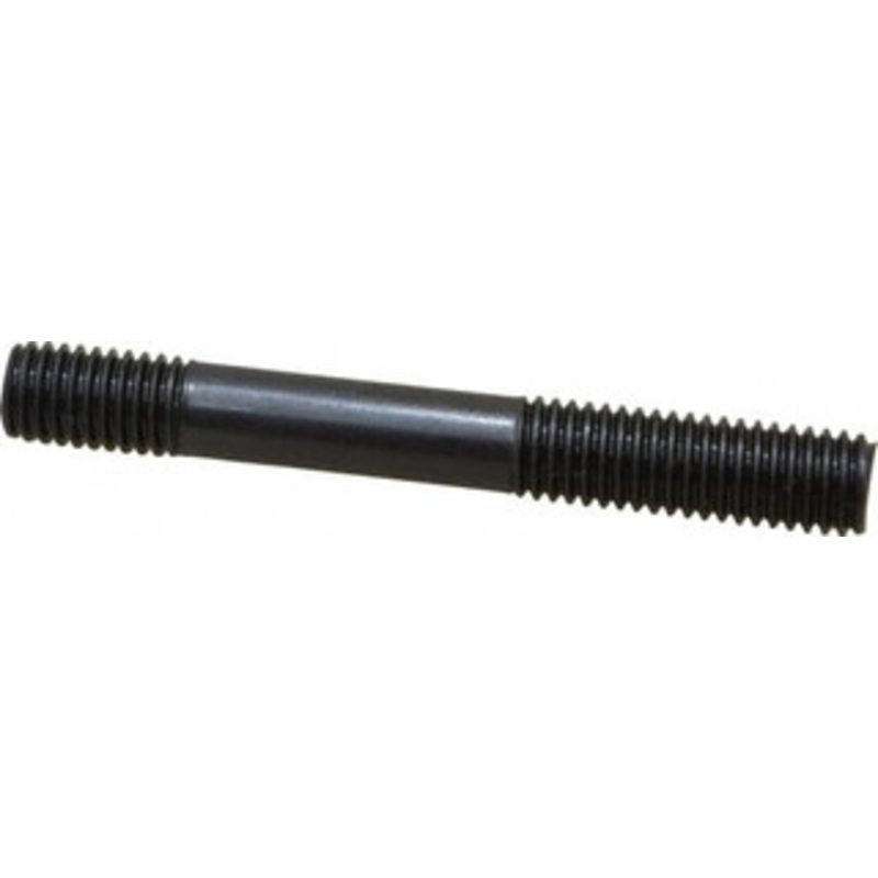 Gibraltar 1/2-13 4 OAL Unequal Double Threaded Stud Carbon Steel, Black Oxide Finish, 1-1/2 Long Thread Length, 3/4 Short Thread Length 40773G – 86776556