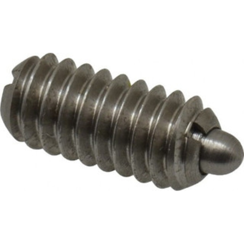 Gibraltar 1/4-20, 17/32 Thread Length, 0.078 Plunger Projection, Stainless Steel Threaded Spring Plunger 0.119 Max Plunger Diam, 0.531 Plunger Length, 1 Lb Init End Force, 3.5 Lb Final End Force SSW10-4SL-PT-G – 73260242