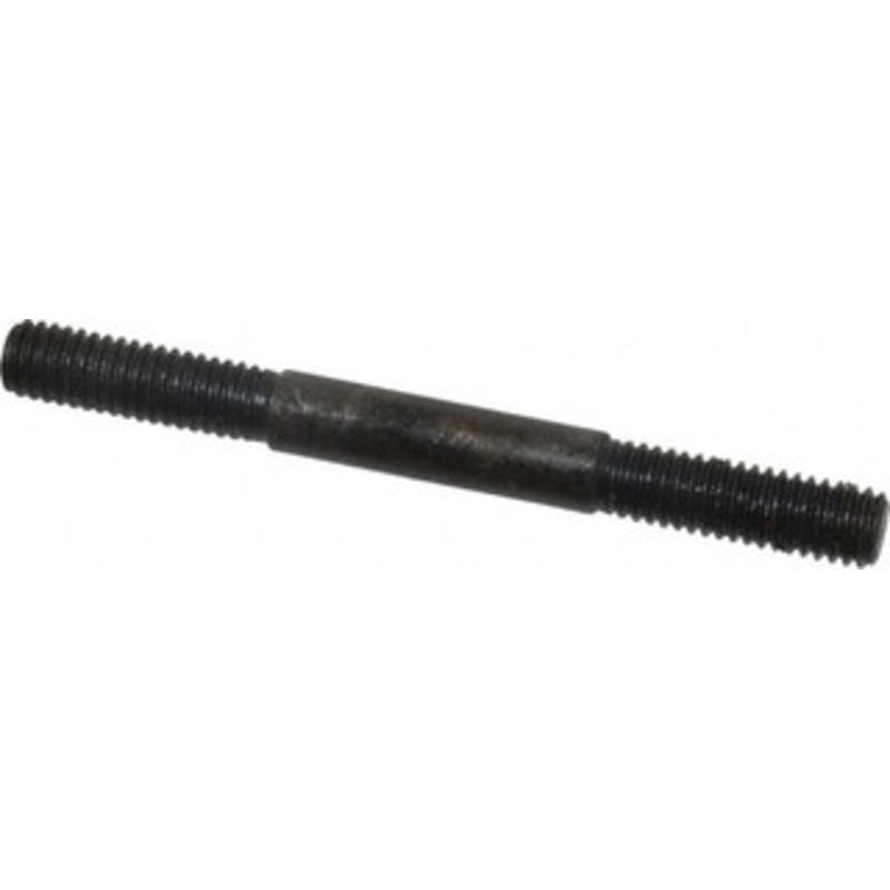 Gibraltar 3/8-16 4 OAL Equal Double Threaded Stud Alloy Steel, Black Oxide Finish, 1-1/4 Equal Thread Length 74363359 – 74363359