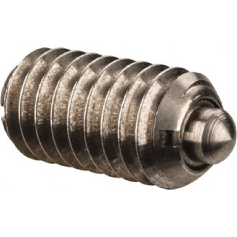 Gibraltar 5/16-18, 9/16 Thread Length, 1/12 Plunger Projection, Stainless Steel Threaded Spring Plunger 0.135 Max Plunger Diam, 0.562 Plunger Length, 1.25 Lb Init End Force, 4 Lb Final End Force SSW10-5SL-G – 73260275