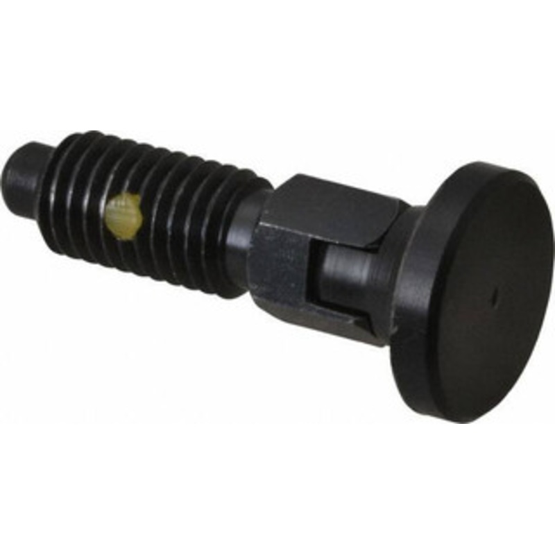Gibraltar M10x1.5, 20mm Thread Length, 0.236 Max Plunger Diam, 0.22 Lb Init to 2.02 Lb Final End Force, Locking Knob Handle Plunger Delrin Knob, 0.98 Body Length, 0.79 Length Under Head/Shoulder, 0.196 Plunger Projection MDKL38-PT-G – 04627733