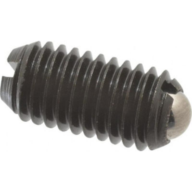 Gibraltar M8x1.25, 5mm Ball Diam, 16mm Body Length, 1.5mm Max Ball Reach, Threaded Ball Plunger Steel Body, Steel Ball, 3.37 Lb Initial End Force, 6.75 Lb Final End Force MSW10-5B-G – 06693535