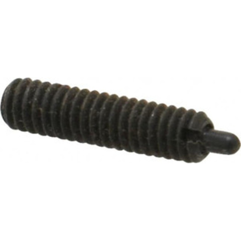 Jergens 8-32, 5/8 Thread Length, 3/32 Plunger Projection, Steel Threaded Spring Plunger 0.07 Max Plunger Diam, 5/8 Plunger Length, 2.7 Lb Init End Force, 7.3 Lb Final End Force, 5/64 Hex 26922 – 82410044