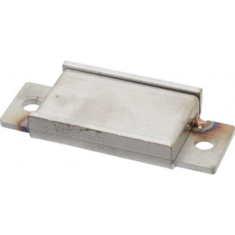 Mag-Mate 14.5 Max Pull Force Lb, 3-1/4 Long x 1-3/8 Wide x 7/16 Thick, End Mount Horseshoe, Ceramic Fixture Magnet 300F Max Operating Temp, 2-5/8mm Mounting Hole Diam, 1/4-20 M6 Mounting Hole, Stainless Steel Housing LP2102 – 64826225