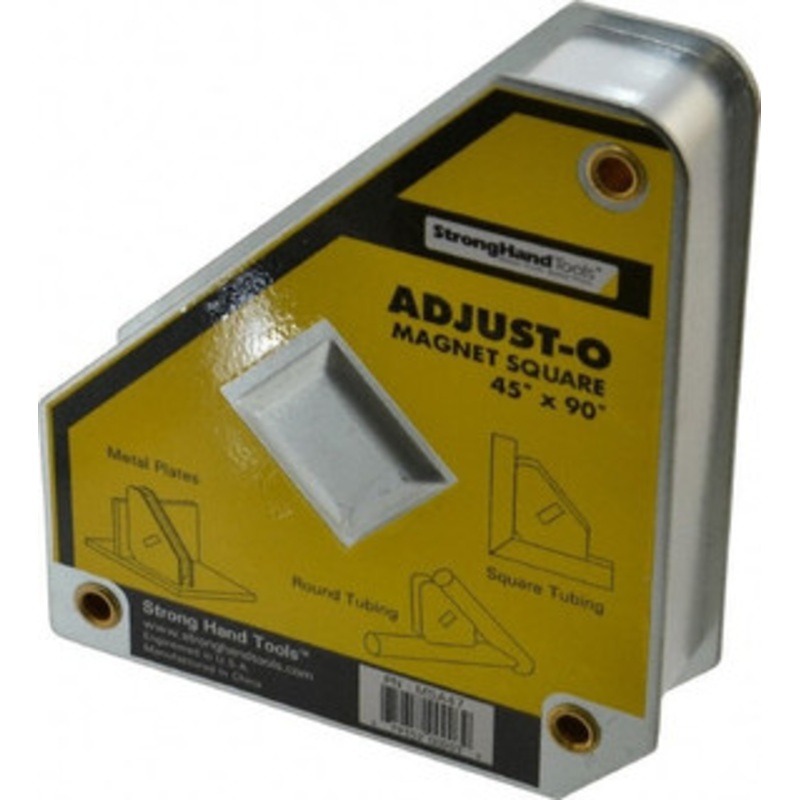 Strong Hand Tools 5-1/8 Wide x 1-1/4 Deep x 6 High Magnetic Welding & Fabrication Square 58 Lb Average Pull Force MSA47 – 82356528