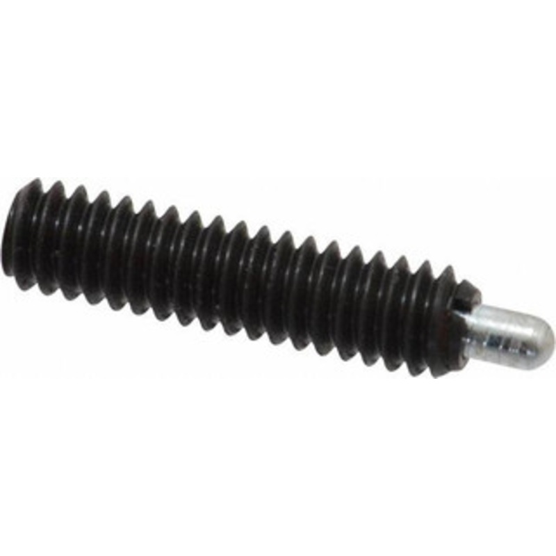 Gibraltar 1/4-20, 1 Thread Length, 3/16 Plunger Projection, Steel Threaded Spring Plunger 0.118 Max Plunger Diam, 1 Plunger Length, 1 Lb Init End Force, 4 Lb Final End Force SW10-4A-G – 75468470