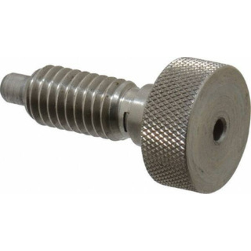 Gibraltar 3/8-16, 3/4 Thread Length, 0.185 Max Plunger Diam, 1 Lb Init to 8 Lb Final End Force, Knob Handle Plunger Knurled Knob, 0.94 Body Length, 3/4 Length Under Head/Shoulder, 0.218 Plunger Projection SKNL-3-G – 04455549