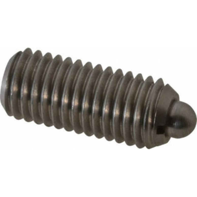 Gibraltar M12 x 1.75, 1.102 Thread Length, 0.157 Plunger Projection, Stainless Steel Threaded Spring Plunger 0.236 Max Plunger Diam, 1.102 Plunger Length, 10.12 Lb Init End Force, 24.73 Lb Final End Force MSSW10-8-G – 75468975