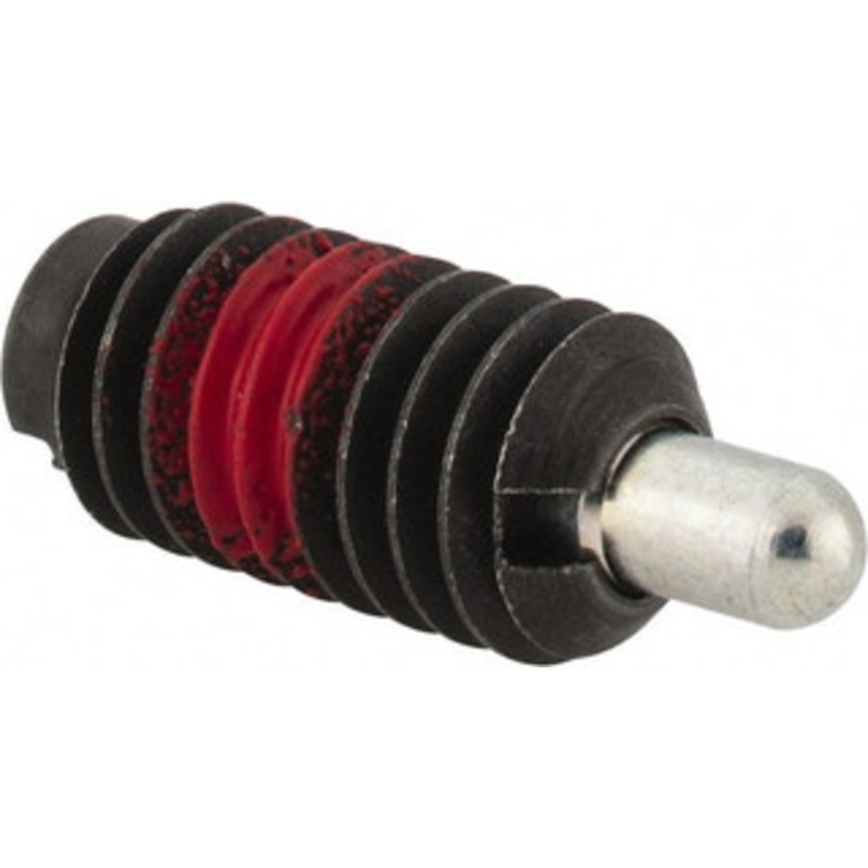 Jergens 5/16-18, 5/8 Thread Length, 3/16 Plunger Projection, Steel Threaded Spring Plunger 0.135 Max Plunger Diam, 5/8 Plunger Length, 0.5 Lb Init End Force, 4.5 Lb Final End Force 27105 – 82412099
