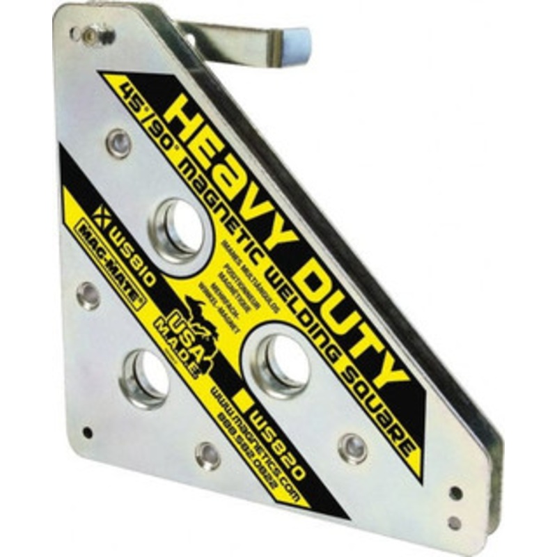 Mag-Mate 8 Wide x 3/4 Deep x 8 High, Ceramic Magnetic Welding & Fabrication Square 160 Lb Average Pull Force WS810 – 62797543