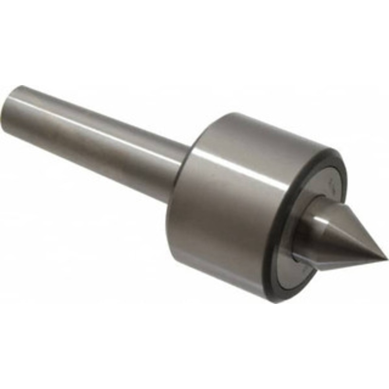 Riten MT3 Taper Shank, 2-3/8 Head Diam 4,480 Lb Capacity Live Center 4,000 Max RPM, 1-3/4 Head Length, 1 Point Diam, 1-1/4 Point Len, 1,100 Lb Max Workpc, 6-7/16 OAL, 1-1/4 Long Tip, Standard Point 48603 – 00620559