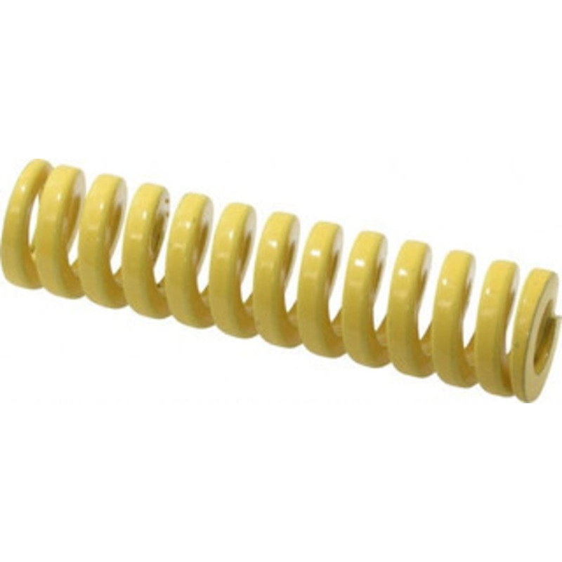 Danly 3/4 Hole Diam, 3/8 Rod Diam, 3 Free Length, Yellow Die Spring 51.2 Lb Max Deflection, 0.75 Max Deflection, Extra Heavy Duty, Chromium Vanadium Steel 9-1212-36 – 76016674