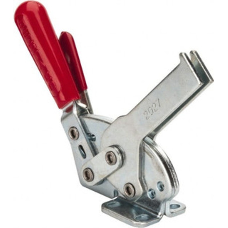 Destaco 840 Lb Holding Capacity, Horizontal Handle, Manual Hold Down Toggle Clamp 70 Handle Movement, 68 Bar Opening, U-Bar, Flanged Base, Electro-Plated Zinc, Carbon Steel 2027-UR – 60095932