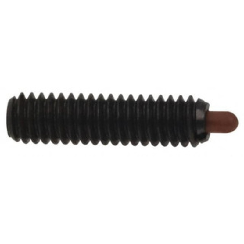 Gibraltar 1/2-13, 1-1/4 Thread Length, 1/4 Plunger Projection, Steel Threaded Spring Plunger 0.246 – 1/4 Max Plunger Diam, 1-1/4 Plunger Length, 6.6 Lb Init End Force, 17.4 Lb Final End Force SWPN-8-PT-G – 04454468