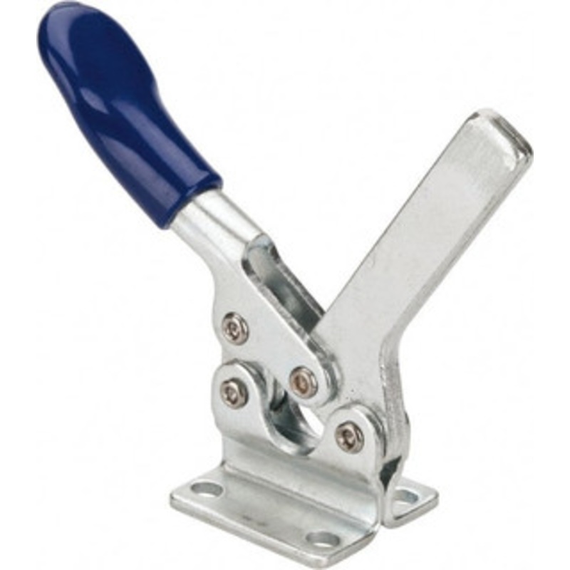 Gibraltar 200 Lb Holding Capacity, Horizontal Handle, Manual Hold Down Toggle Clamp 78 Handle Movement, 87 Bar Opening, Solid Bar, Flanged Base, Electro-Plated Zinc, Carbon Steel GIB-D-215S – 84520428