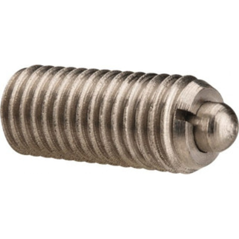 Gibraltar M12 x 1.75, 1.102 Thread Length, 0.157 Plunger Projection, Stainless Steel Threaded Spring Plunger 0.236 Max Plunger Diam, 1.102 Plunger Length, 2.25 Lb Init End Force, 12.36 Lb Final End Force MSSW10-8-G – 75468900